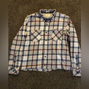 Vintage cropped flannel